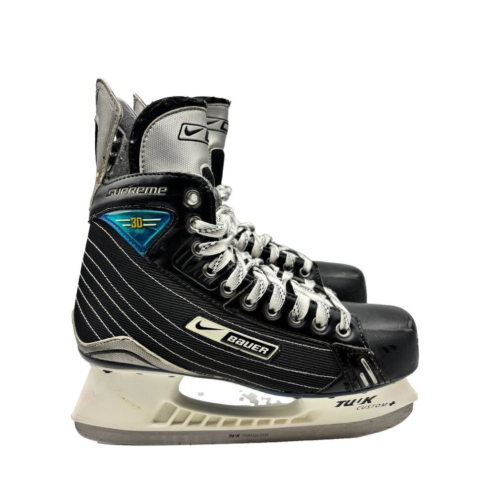 Nike Bauer Supreme 30 Ice Hockey Skates Adults Skate Size 8D Shoe Size 9.5